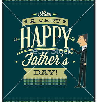 Free fathers day vector - Kostenloses vector #224335